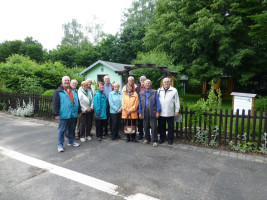 Die Gruppe vor dem Museumseingang