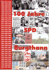 Chronik 100 Jahre SPD Burgthann - Titelseite