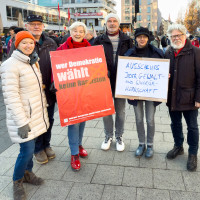 Demo-Teilnehmer aus dem Landkreis-Süden