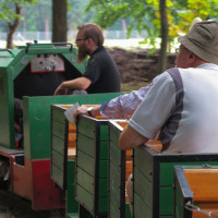 mit der Museumsbahn unterwegs