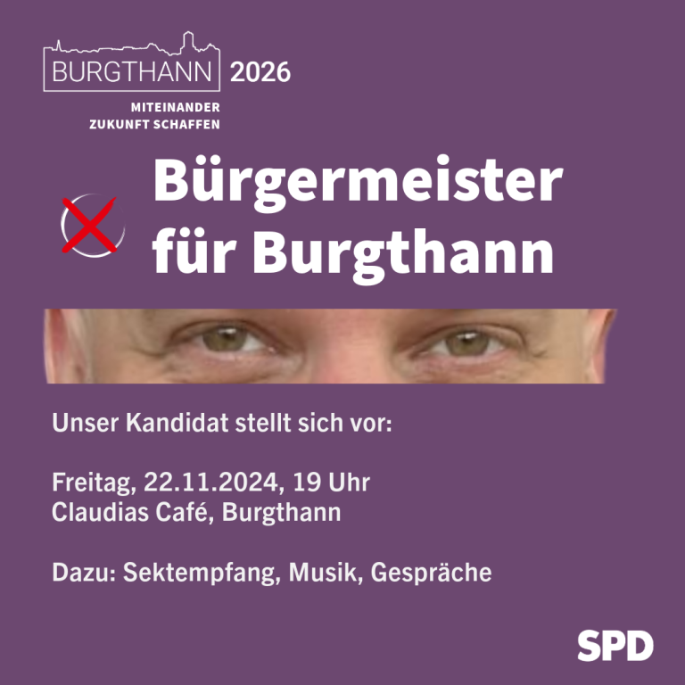 Bürgermeister für Burgthann - Unser Kandidat stellt sich vor